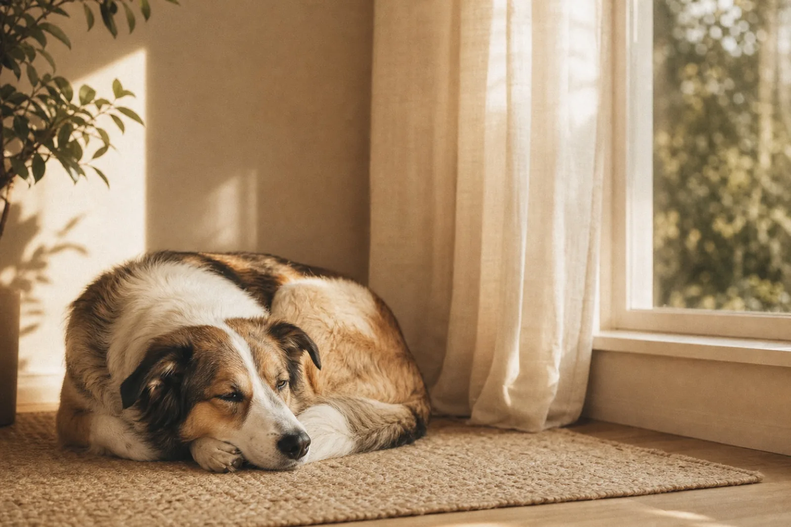 A dogs & cats at home